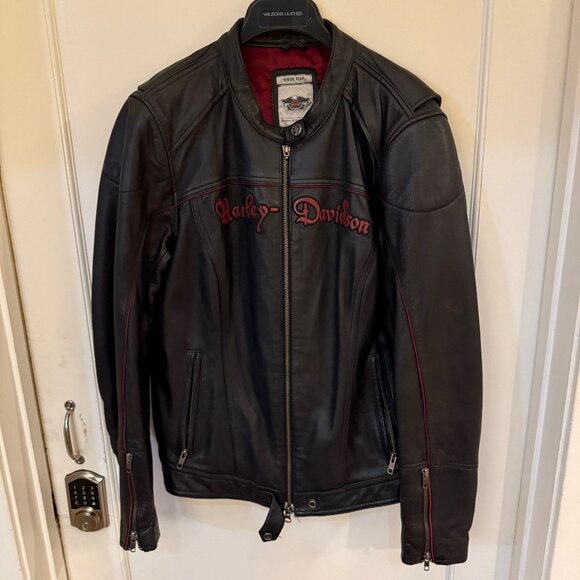 Harley Davidson Leather Riding Jacket - Picture 5 of 8